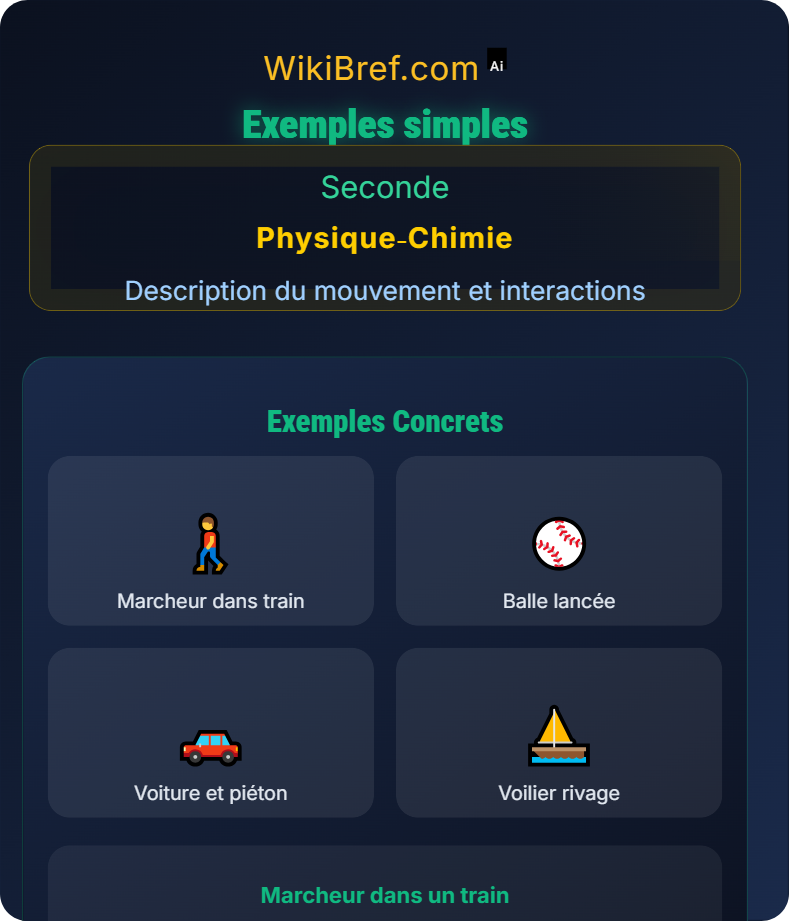 Relativité du mouvement Description du mouvement et interactions