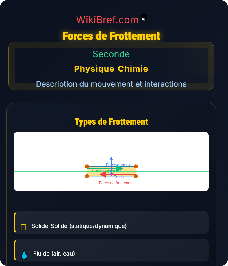 Forces et modélisation d’une action mécanique Description du mouvement et interactions