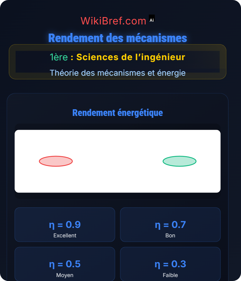 Énergie et puissance dans les systèmes Théorie des mécanismes et énergie