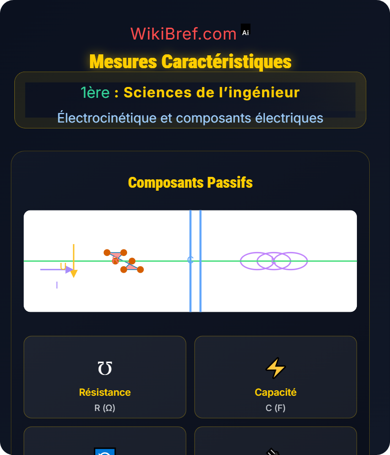 Composants passifs Électrocinétique et composants électriques