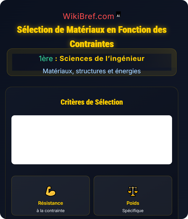 Propriétés des matériaux Matériaux, structures et énergies