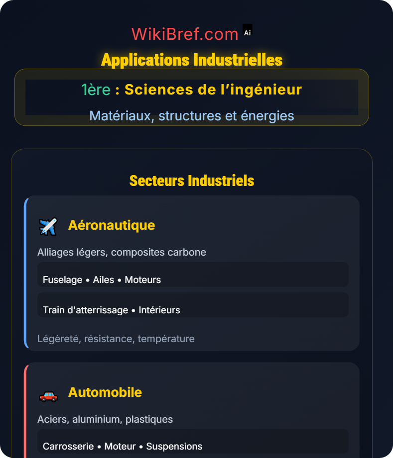 Propriétés des matériaux Matériaux, structures et énergies