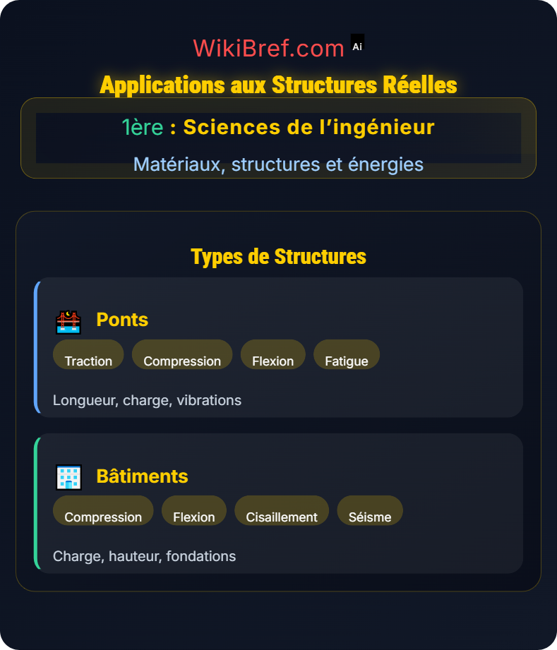 Structures et contraintes Matériaux, structures et énergies