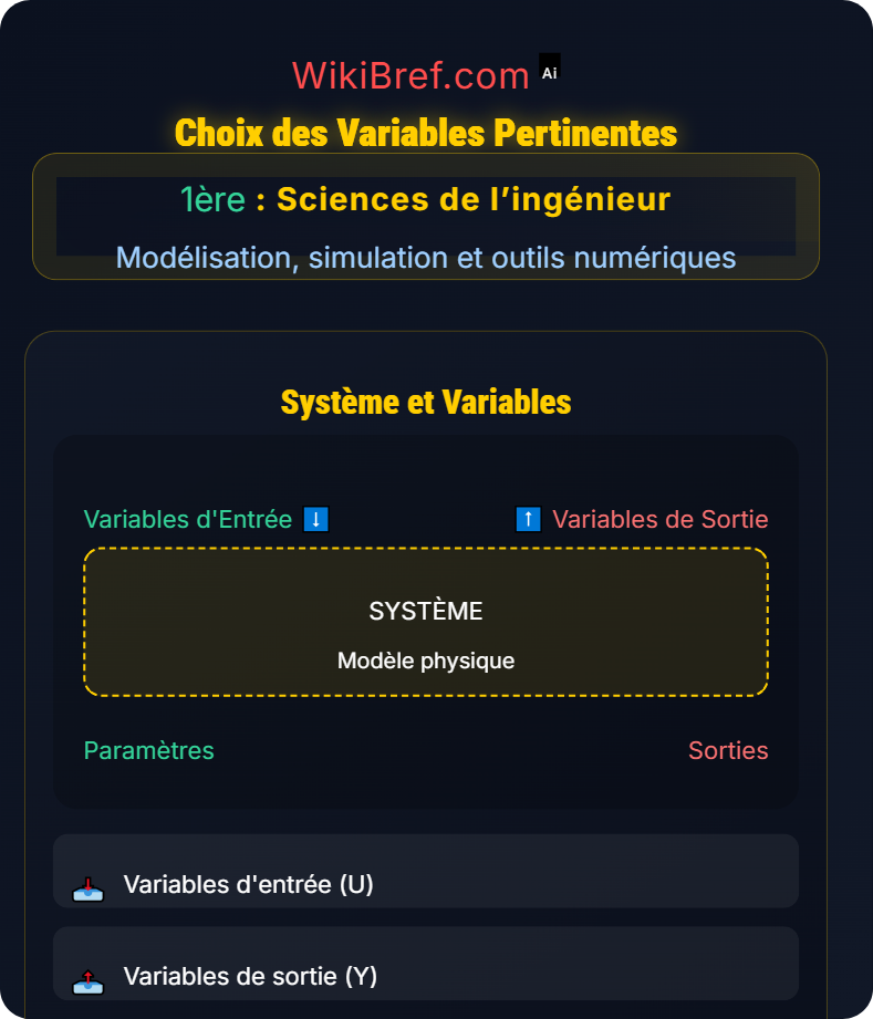 Introduction à la modélisation Modélisation, simulation et outils numériques