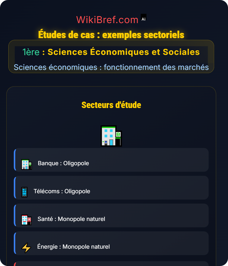 Comment les marchés imparfaitement concurrentiels fonctionnent‑ils ? Sciences économiques : fonctionnement des marchés