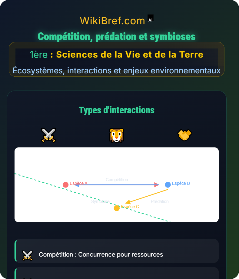 Biodiversité et dynamique des populations Écosystèmes, interactions et enjeux environnementaux