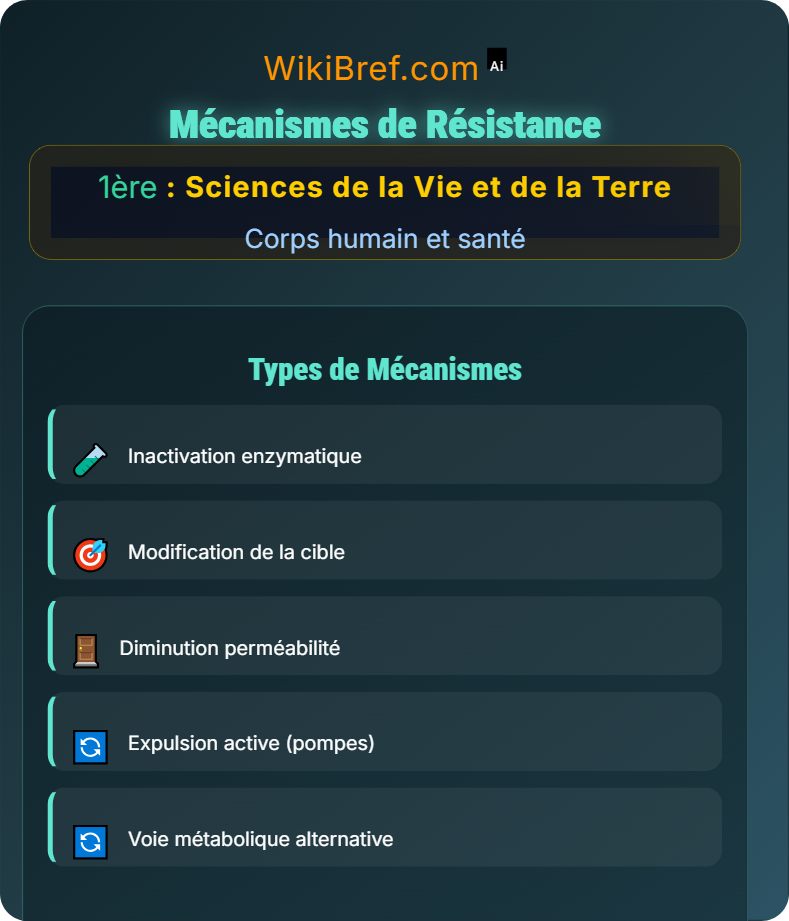 Variation génétique des bactéries et résistance aux antibiotiques Corps humain et santé