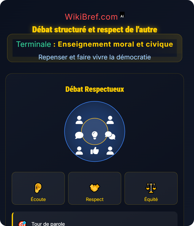 Le débat, la délibération et l’argumentation Repenser et faire vivre la démocratie