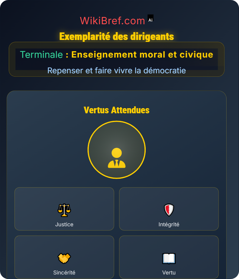 Exemplarité, transparence et responsabilité Repenser et faire vivre la démocratie