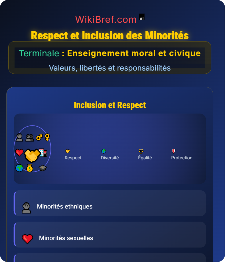 Égalité, non‑discrimination et inclusion Valeurs, libertés et responsabilités