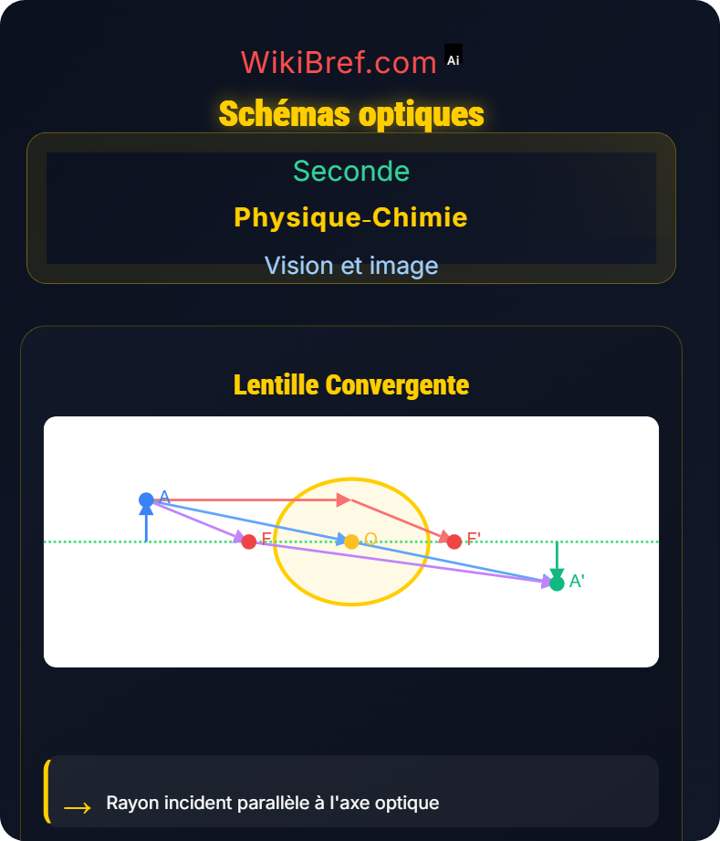 Lentilles convergentes et formation d’images Vision et image