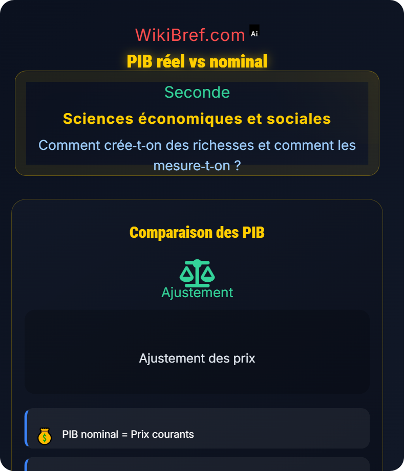PIB : mesure des richesses d’un pays Comment crée‑t‑on des richesses et comment les mesure‑t‑on ?
