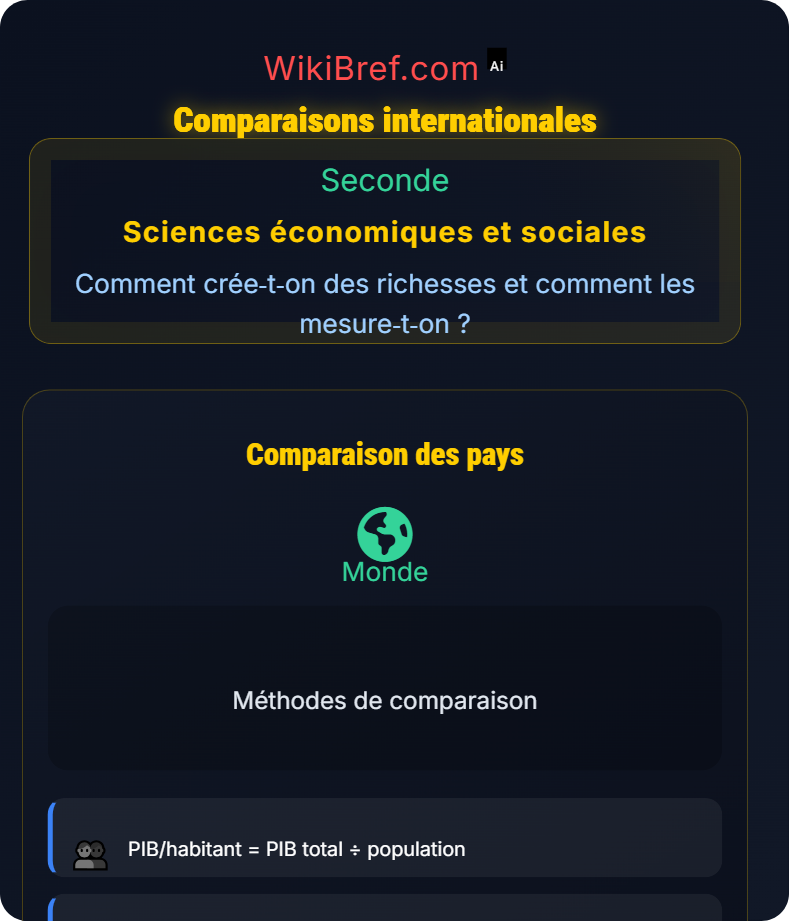 PIB : mesure des richesses d’un pays Comment crée‑t‑on des richesses et comment les mesure‑t‑on ?