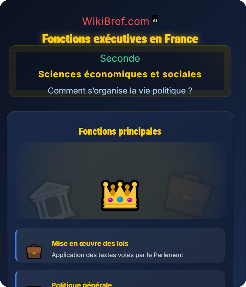 L’organisation des pouvoirs en France Comment s’organise la vie politique ?
