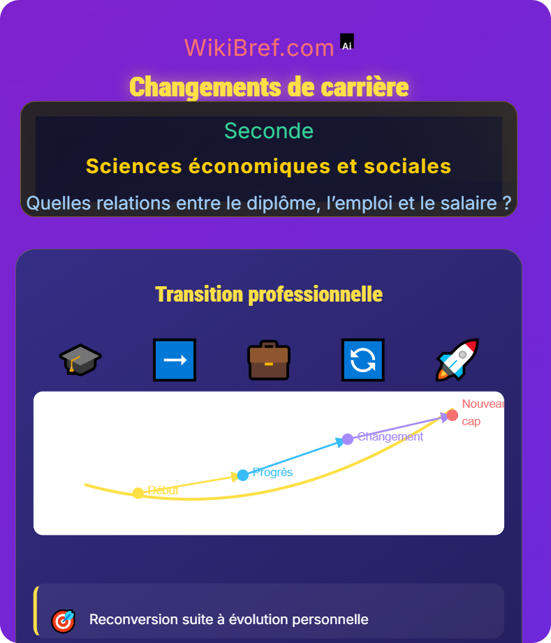 Transitions et mobilités professionnelles Quelles relations entre le diplôme, l’emploi et le salaire ?