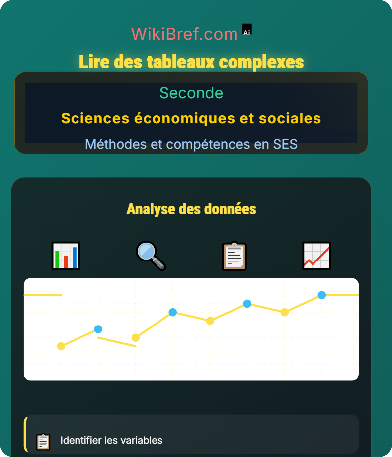 Interpréter des données statistiques Méthodes et compétences en SES