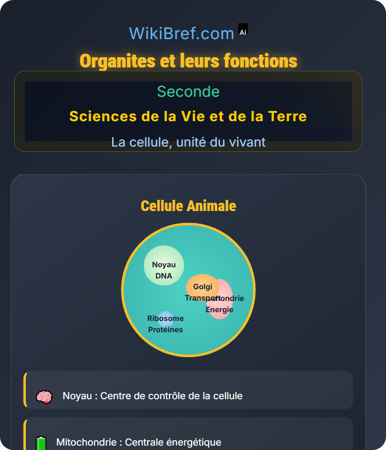 Structure cellulaire détaillée La cellule, unité du vivant