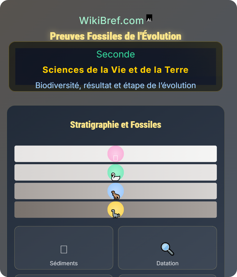 Évolution de la biodiversité dans le temps Biodiversité, résultat et étape de l’évolution