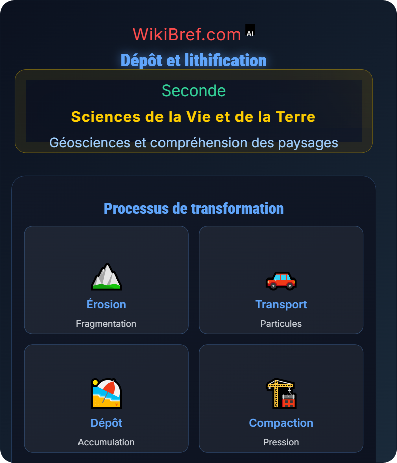Sédimentation et roches sédimentaires Géosciences et compréhension des paysages