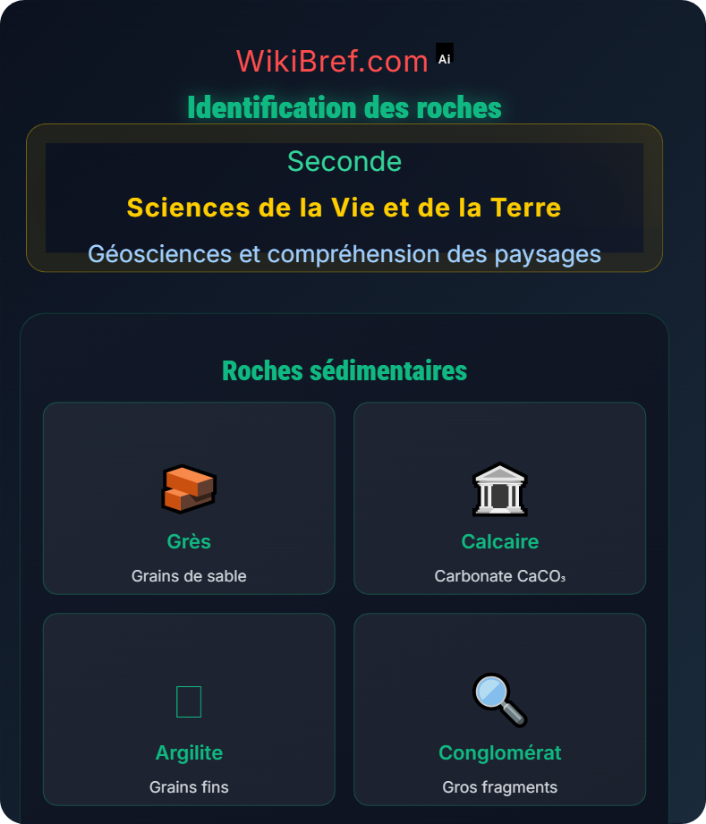 Sédimentation et roches sédimentaires Géosciences et compréhension des paysages