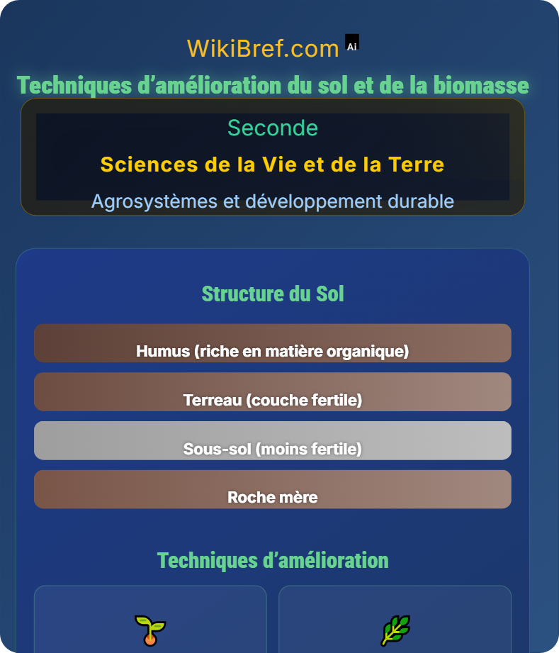 Sol et production de biomasse Agrosystèmes et développement durable