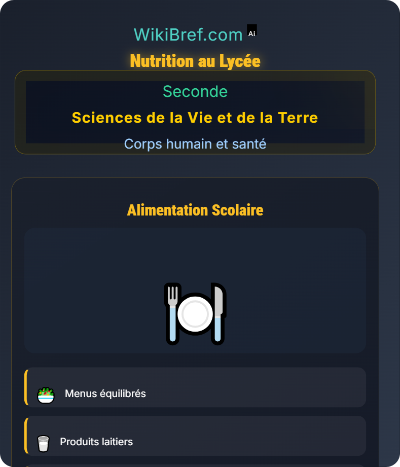 Nutrition et bien‑être Corps humain et santé
