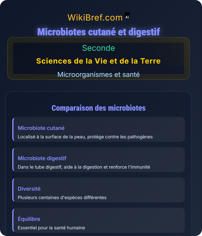 Symbiose et microbiote humain Microorganismes et santé