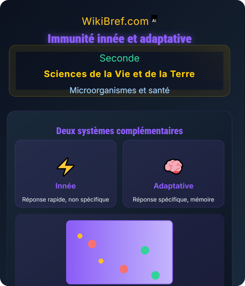 Immunité et résistance aux infections Microorganismes et santé