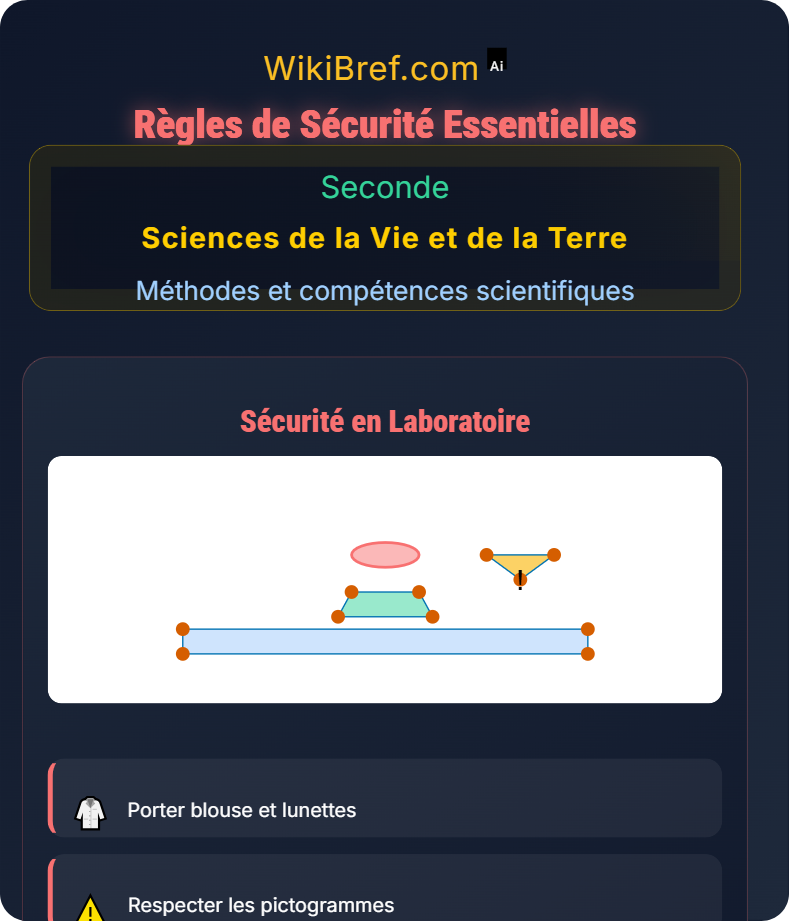 Sécurité en laboratoire et terrain Méthodes et compétences scientifiques