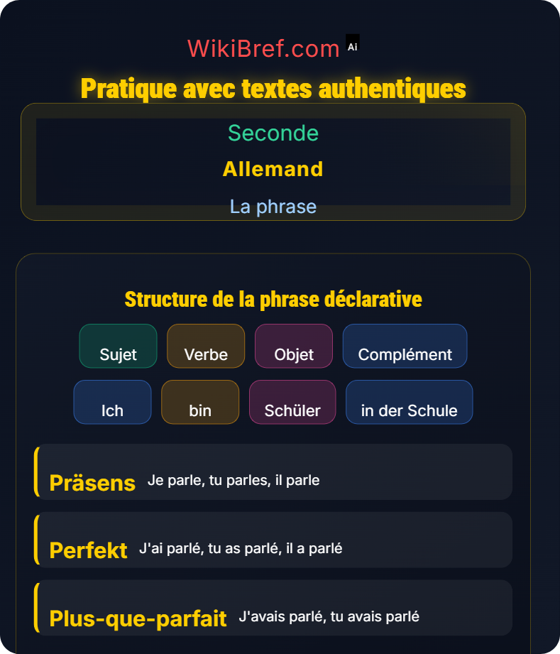 Syntaxe de la phrase déclarative La phrase