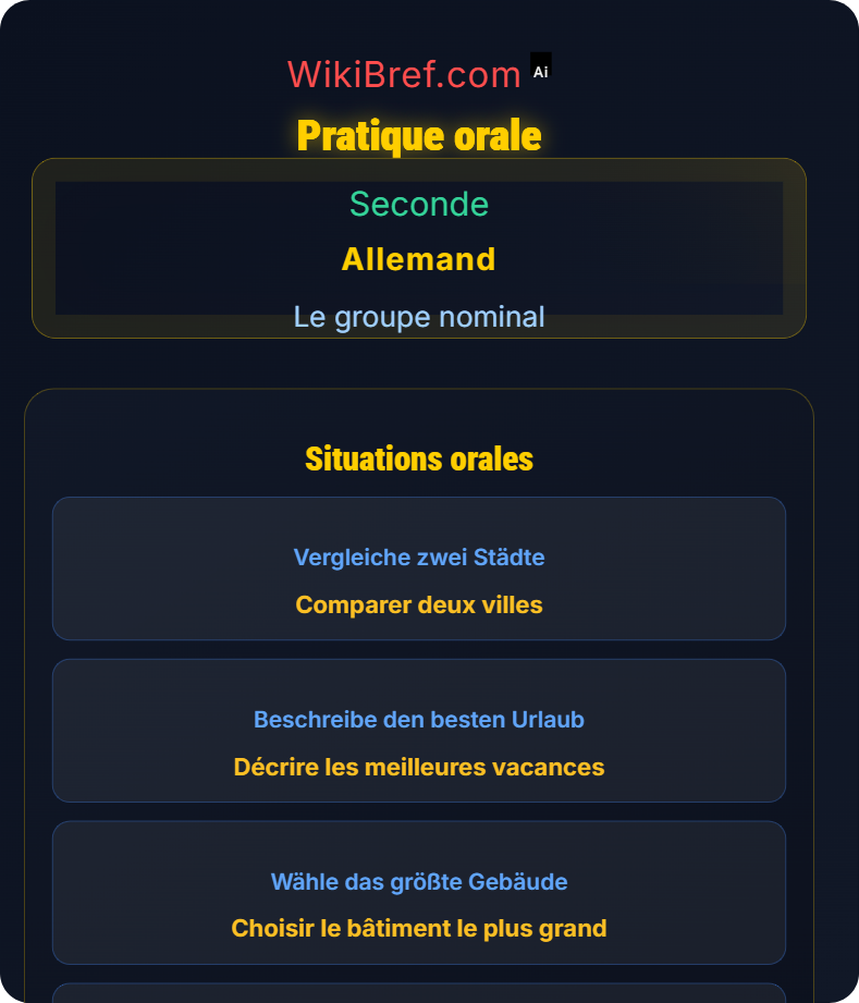 Comparatif et superlatif Le groupe nominal