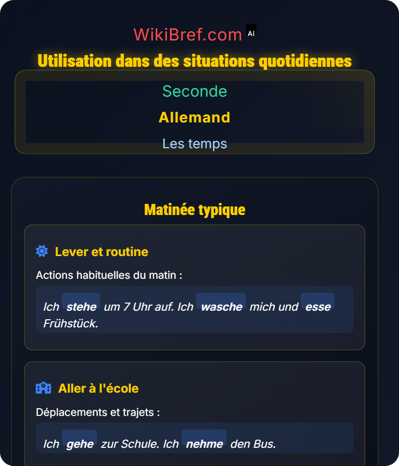Présent de l'indicatif Les temps