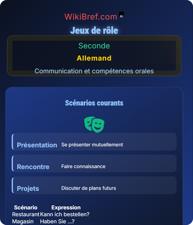 Parler de soi et de ses projets Communication et compétences orales