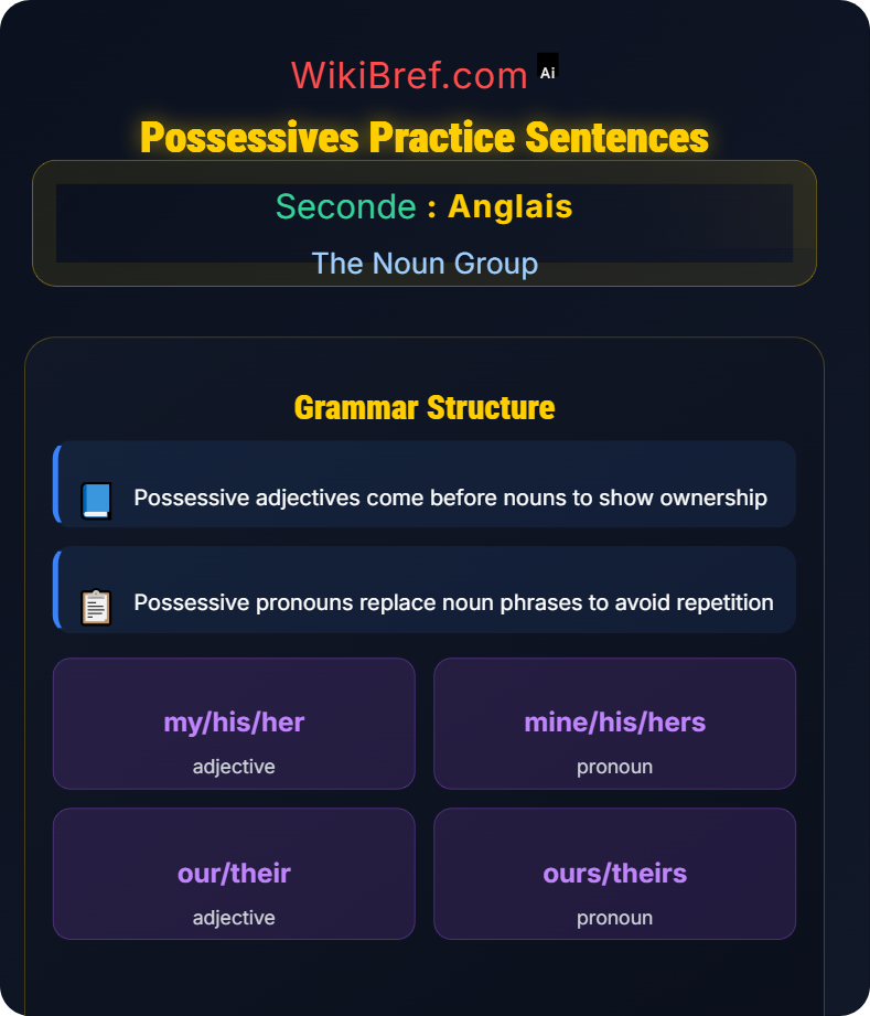 Possessives The Noun Group