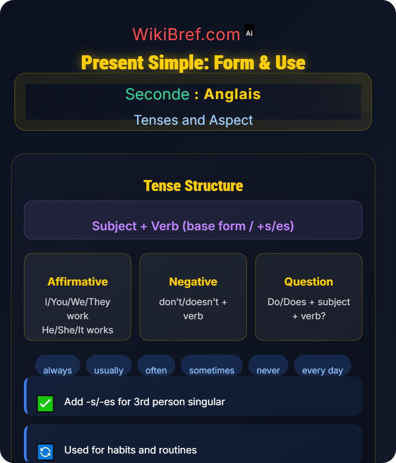 Present Simple and Present Continuous Tenses and Aspect