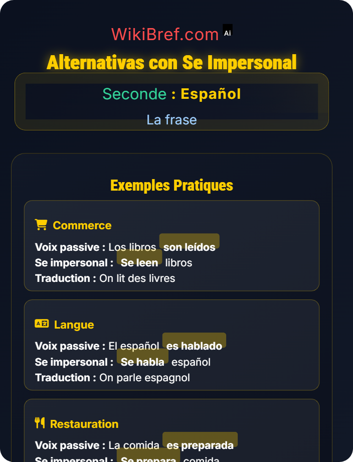 Alternativas con se impersonal La voz pasiva