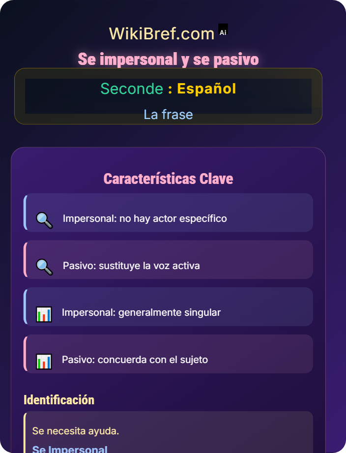 Se impersonal y se pasivo La voz activa vs pasiva y construcciones impersonales