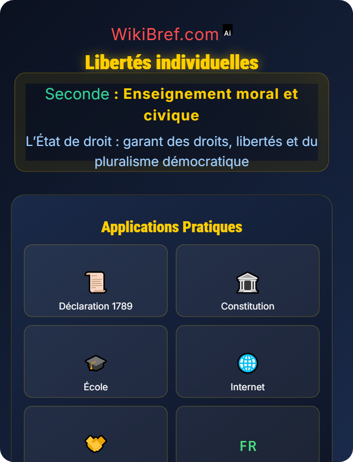 Libertés individuelles Libertés fondamentales et ordre public