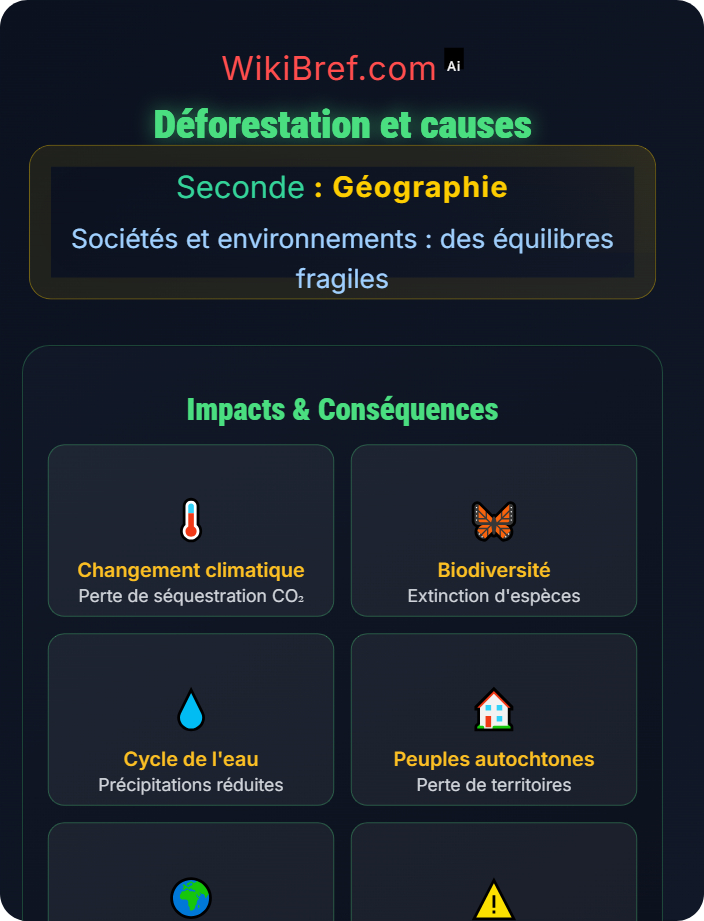 Déforestation et causes Des ressources majeures sous pression : l’exemple de la forêt amazonienne