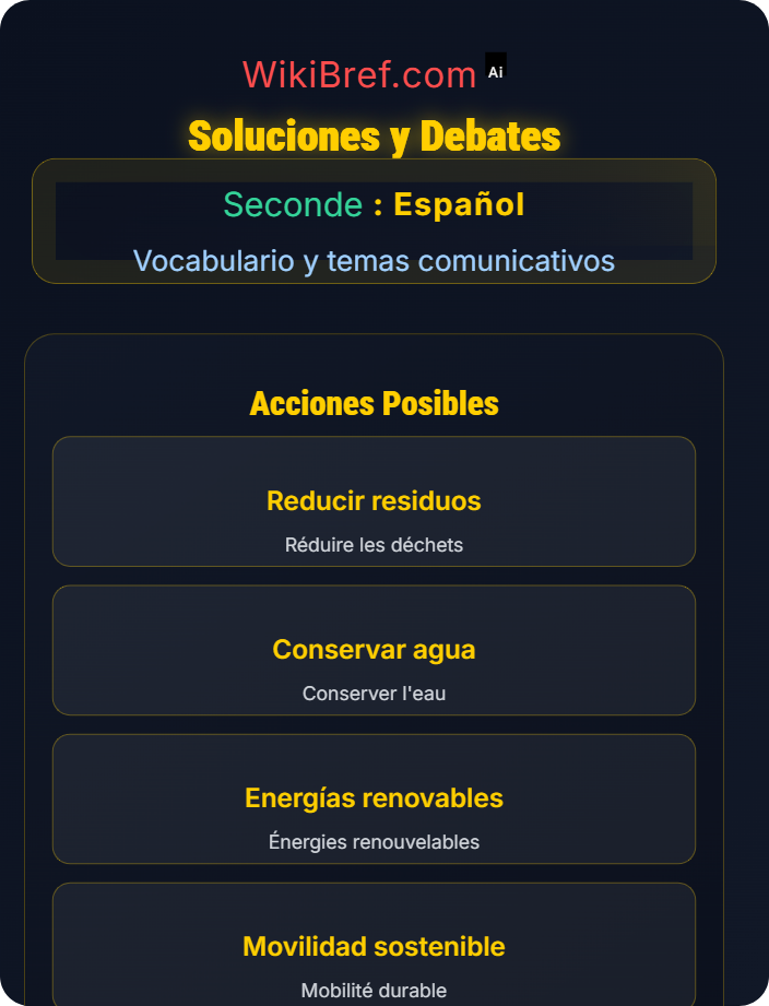 Soluciones y debates Medio ambiente y sostenibilidad
