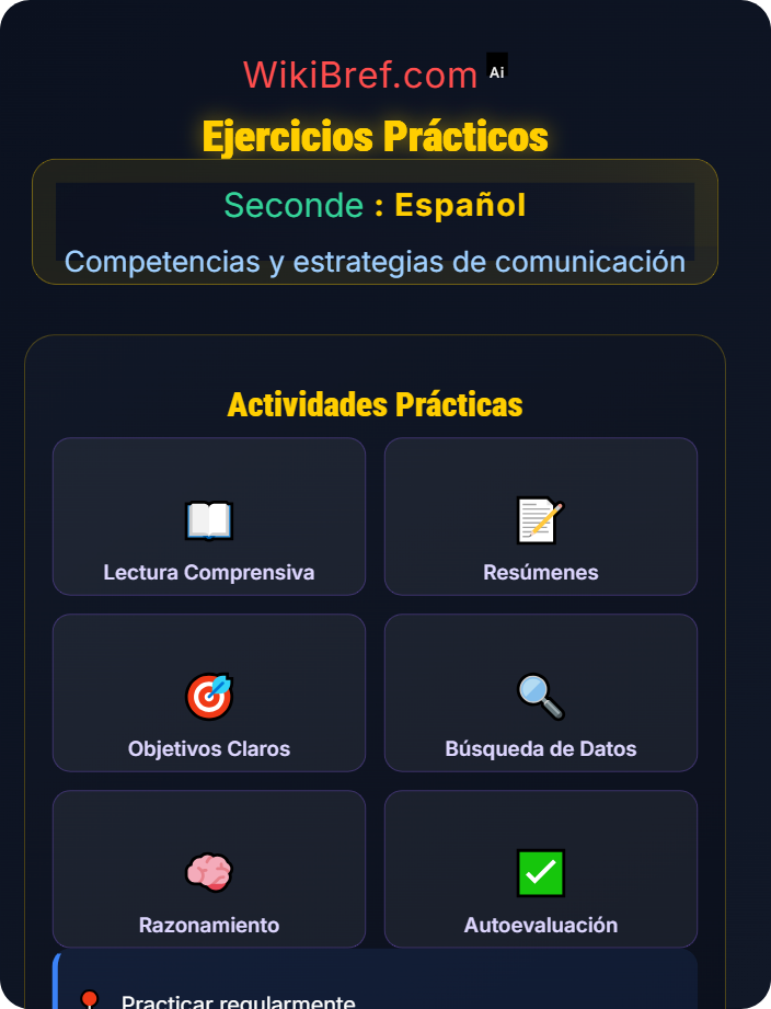 Ejercicios prácticos Comprensión escrita