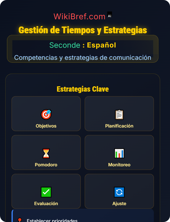Gestión de tiempos y estrategias Preparación a exámenes y tareas evaluativas