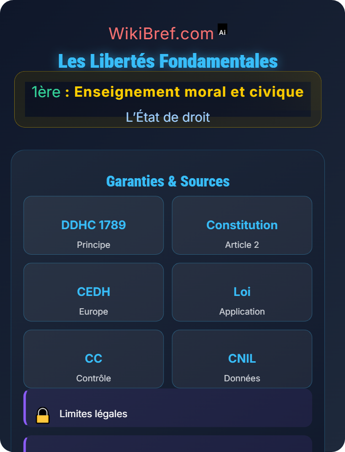 Les libertés fondamentales La protection des libertés