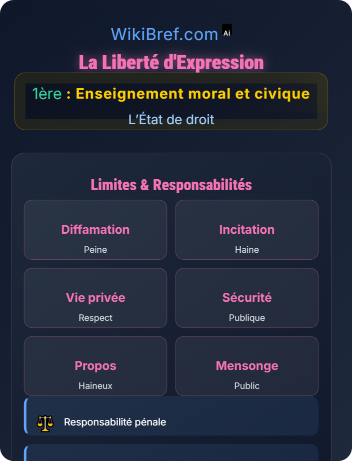 La liberté d’expression La protection des libertés