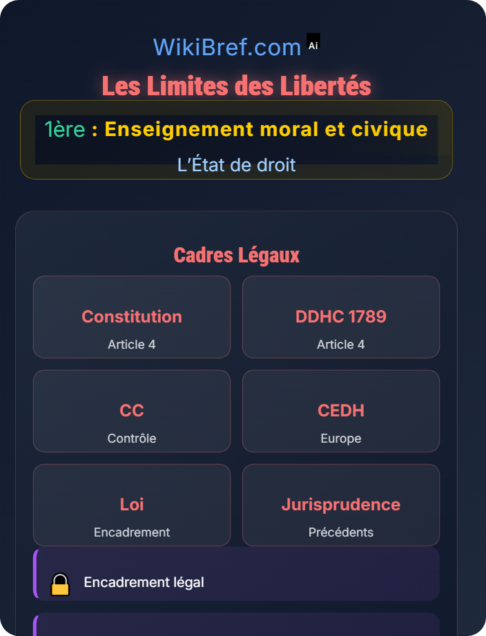 Les limites des libertés La protection des libertés