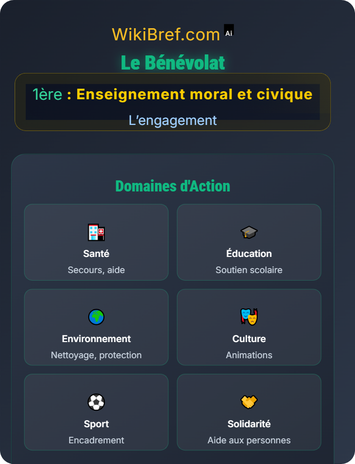 Le bénévolat S’engager dans la société