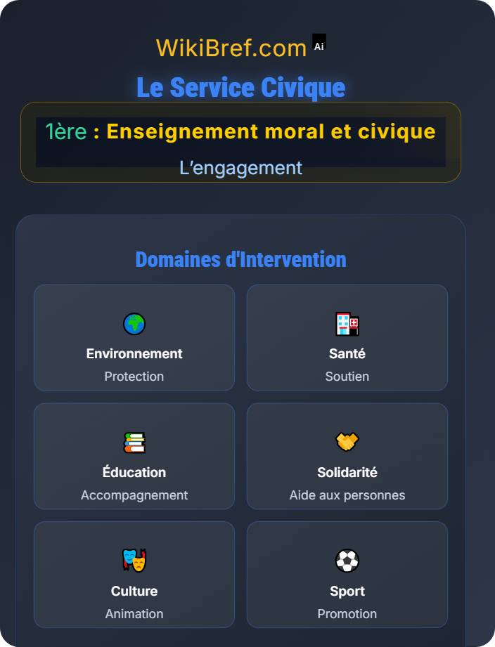 Le service civique S’engager dans la société