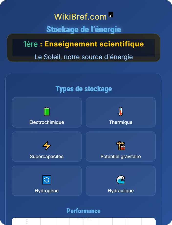 Stockage de l’énergie Applications technologiques de l’énergie solaire
