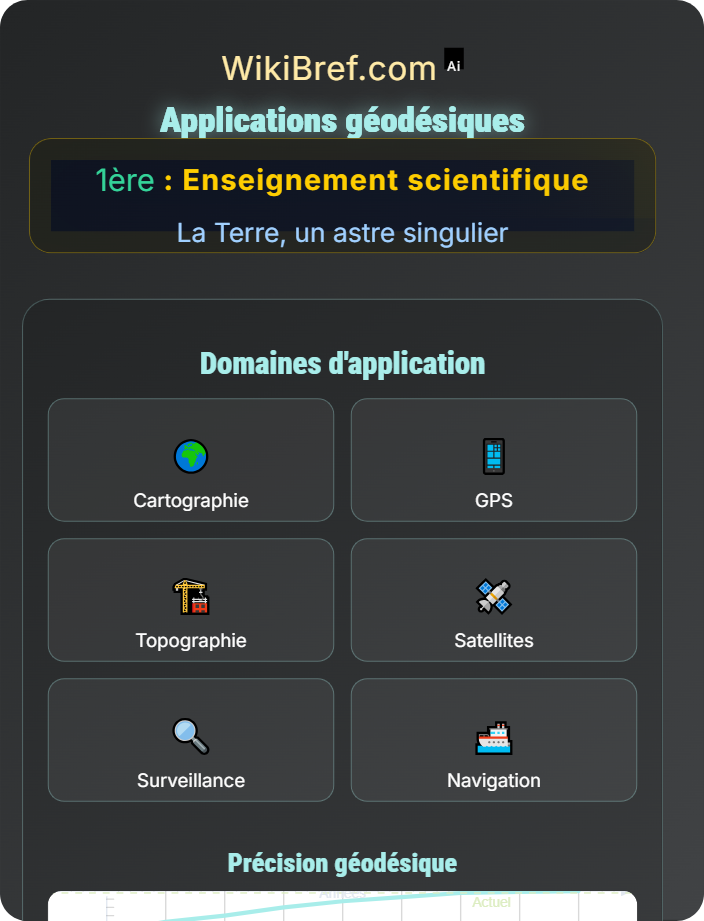 Applications géodésiques La forme de la Terre