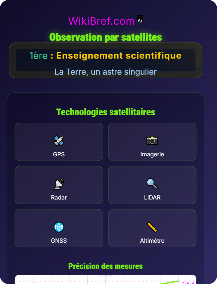 Observation par satellites La forme de la Terre